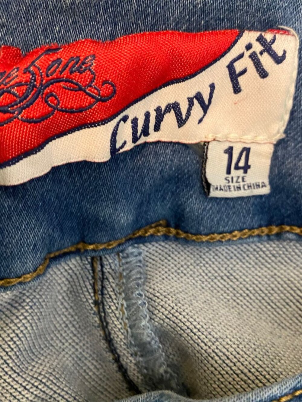 One 5 One Curvy Fit Size 14 Denim Jeans - Picture 3 of 6